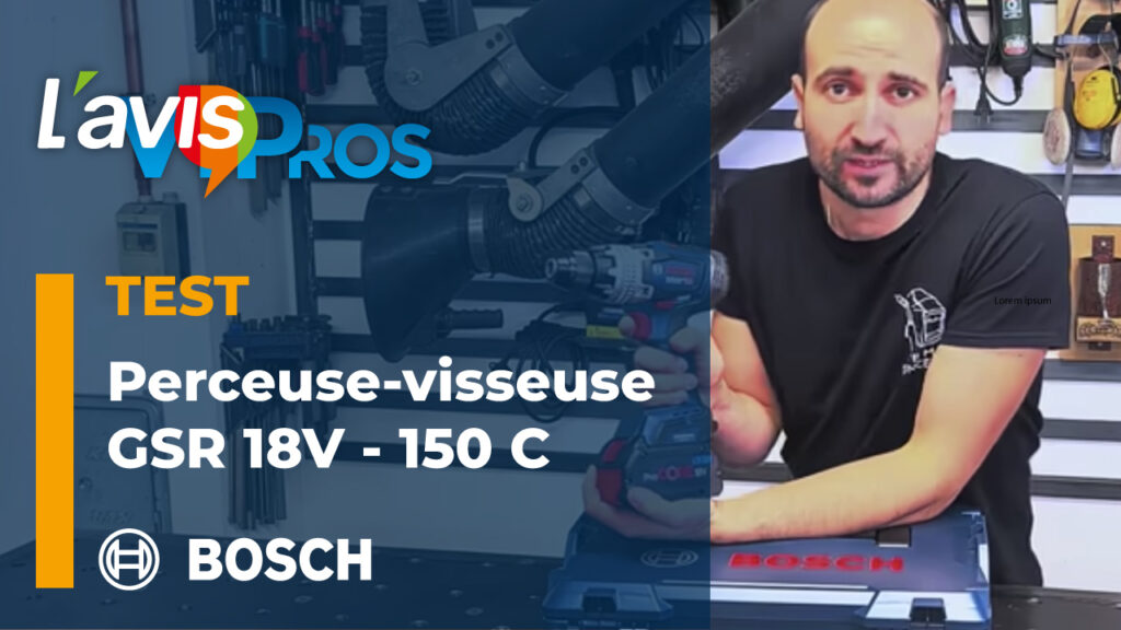 Les premières perceuses-visseuses Biturbo GSB et GSR 18V 150C de Bosch pour  les pros : des outils sans fil de haute performance - Zone Outillage