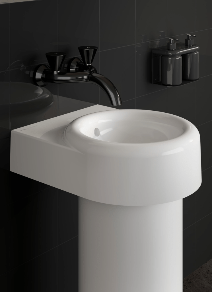 Vasque de lavabo et robinet de la collection de salle de bains Liquid de VitrA