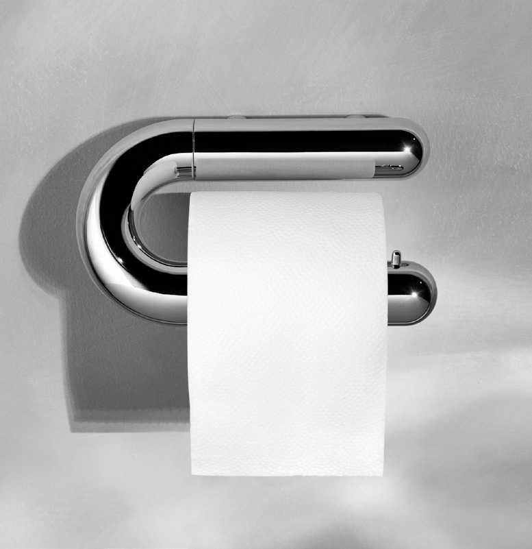 Porte-papier toilette de la collection de salle de bains Liquid de VitrA 